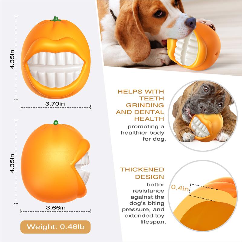 PROKEl Tough Squeaky Dog Ball – Indestructible Chew Toy for Aggressive Chewers