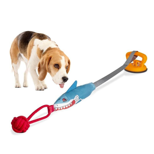 Shark Suction Tug Toy for Dogs & Cats