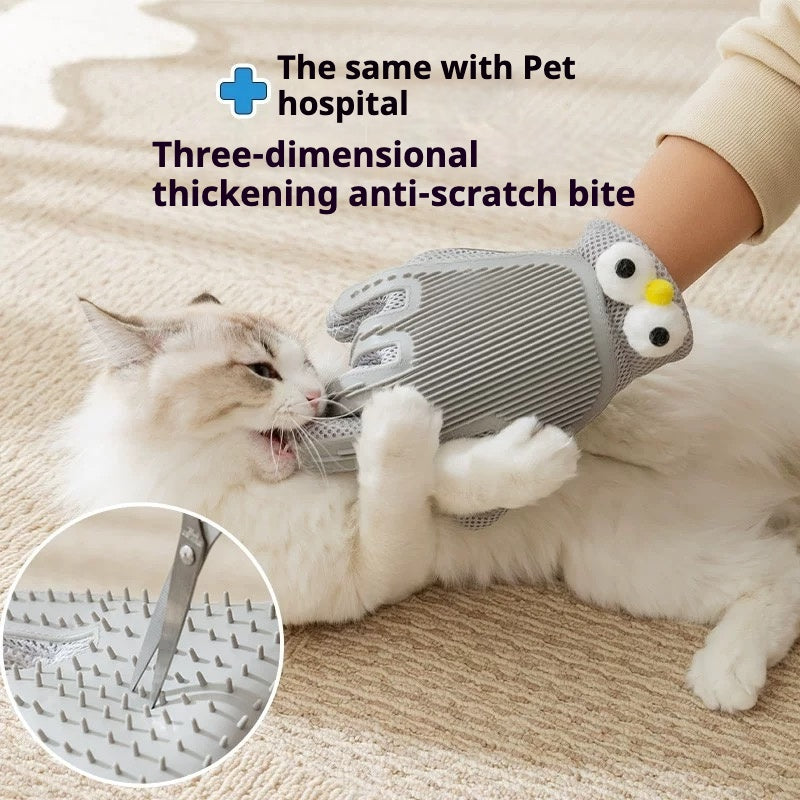 2-in-1 Pet Grooming Glove Brush