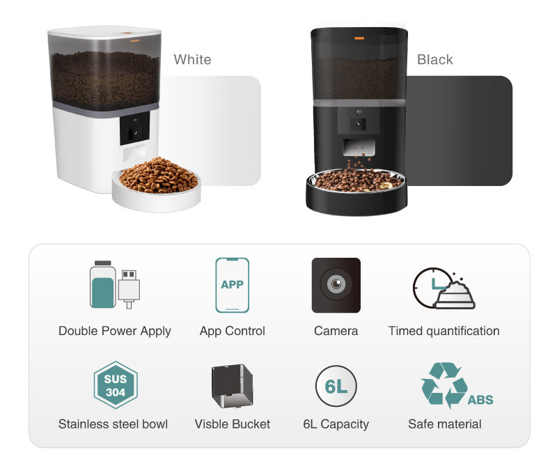 Intelligent Pet Feeder with Built-in Camera & Smart Control