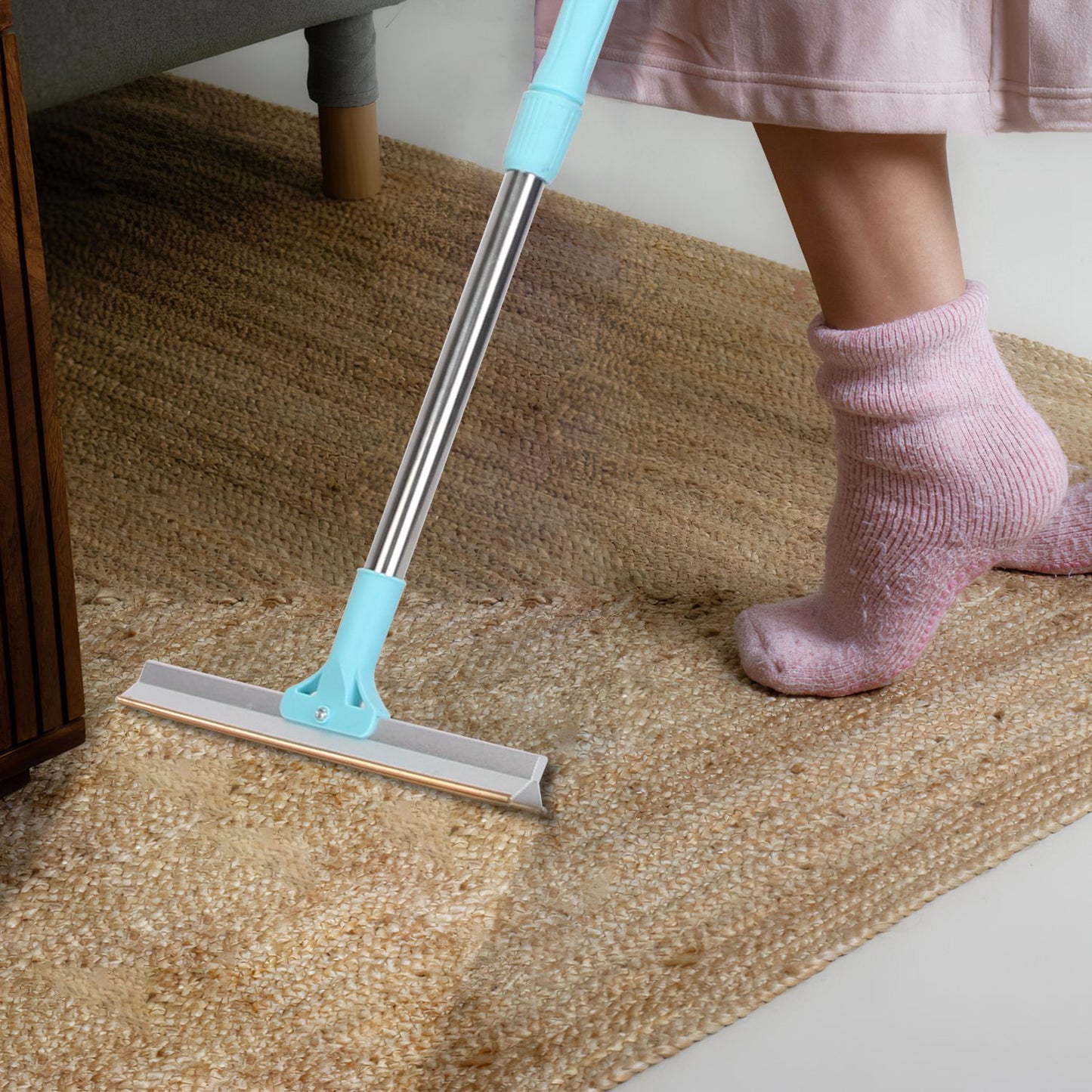 Extendable Pet Hair Remover Rake (Multi-Surface)