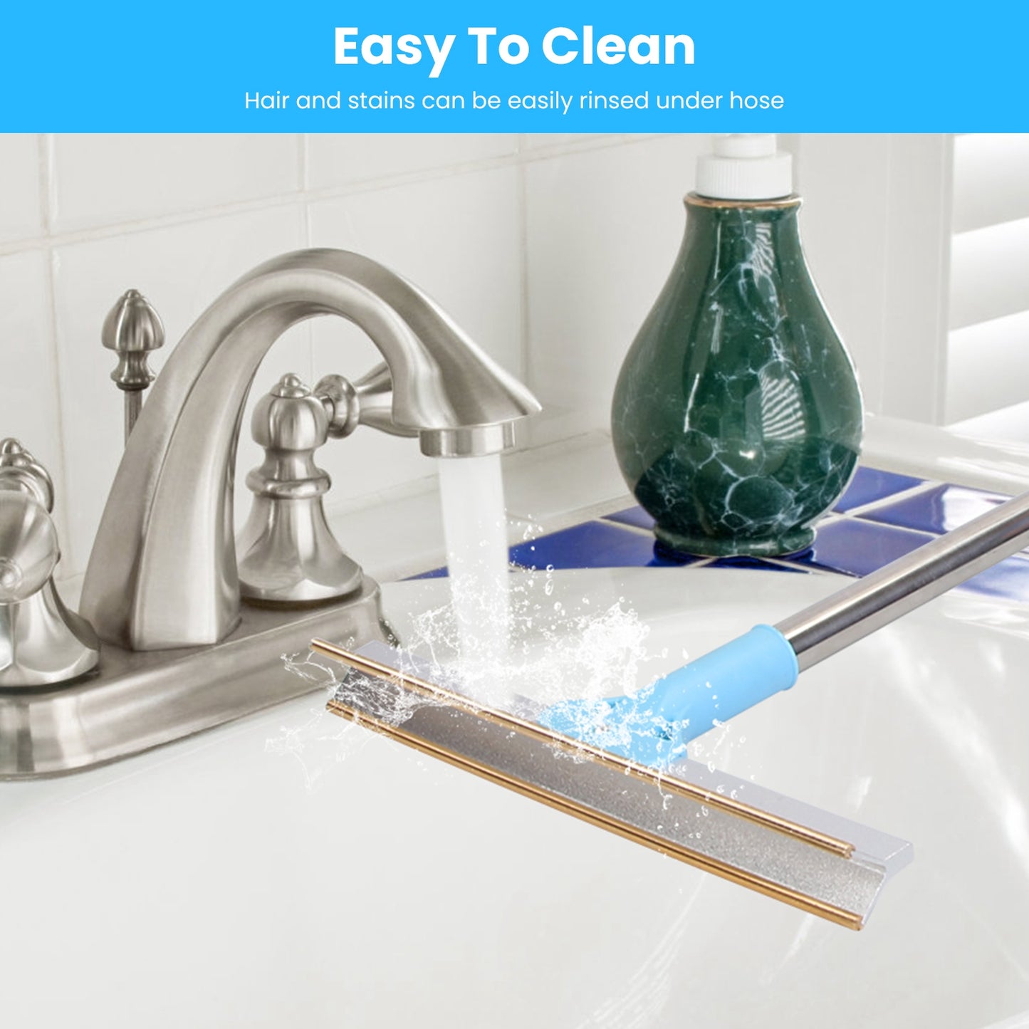 Extendable Pet Hair Remover Rake (Multi-Surface)