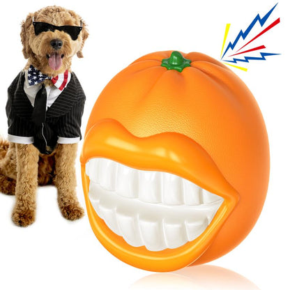 PROKEl Tough Squeaky Dog Ball – Indestructible Chew Toy for Aggressive Chewers
