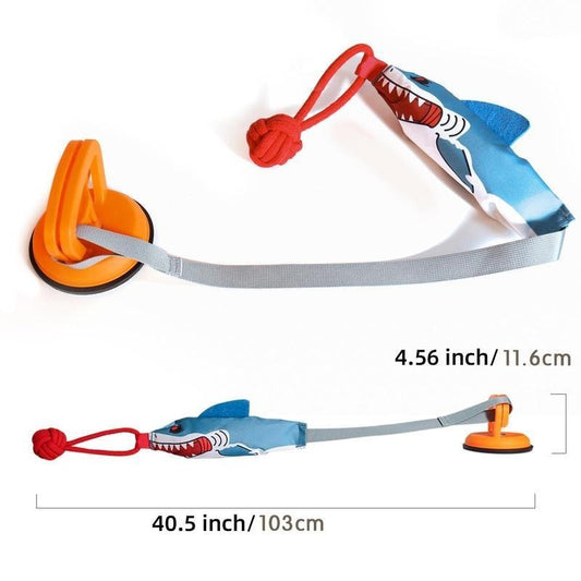 Shark Suction Tug Toy for Dogs & Cats