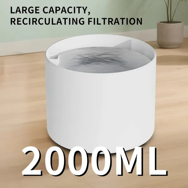 2.5L USB Smart Pet Water Fountain – Ultra-Quiet & Easy Clean