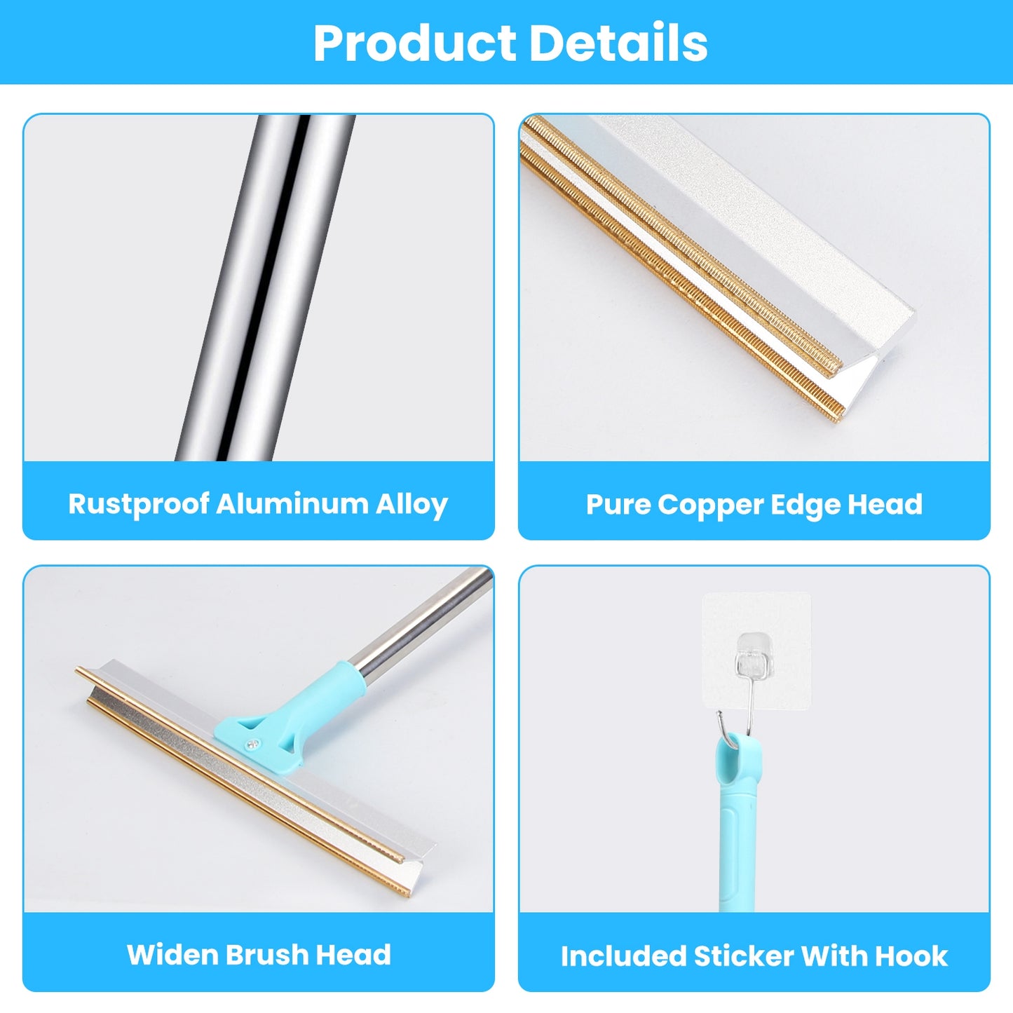 Extendable Pet Hair Remover Rake (Multi-Surface)