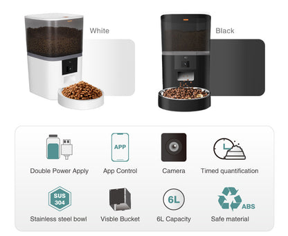 Intelligent Pet Feeder with Built-in Camera & Smart Control