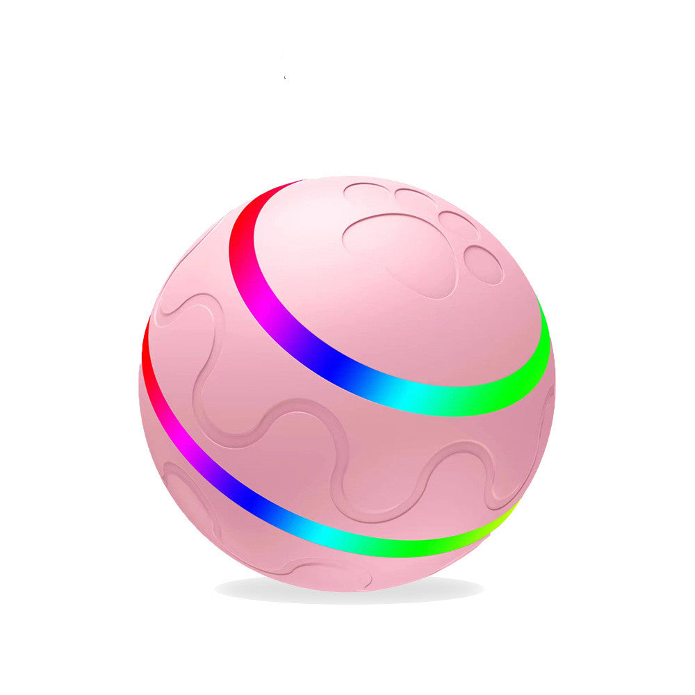 Smart Auto-Rotating Cat Ball – USB Rechargeable Toy