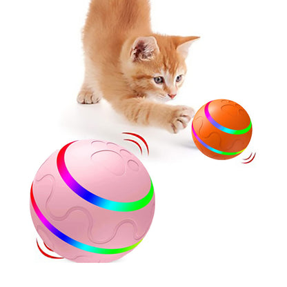 Smart Auto-Rotating Cat Ball – USB Rechargeable Toy