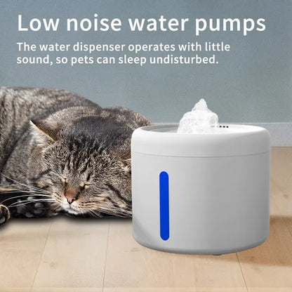 2.5L USB Smart Pet Water Fountain – Ultra-Quiet & Easy Clean
