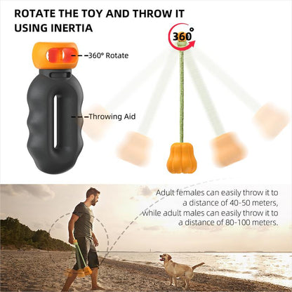 Indestructible Dog Rope Tug Toy – Heavy-Duty Fetch & Training Toy for Medium & Large Aggressive Chewers (Indoor/Outdoor)