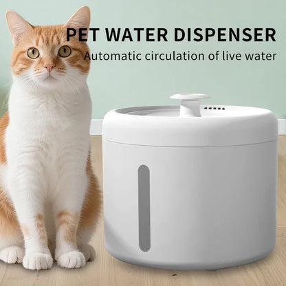 2.5L USB Smart Pet Water Fountain – Ultra-Quiet & Easy Clean