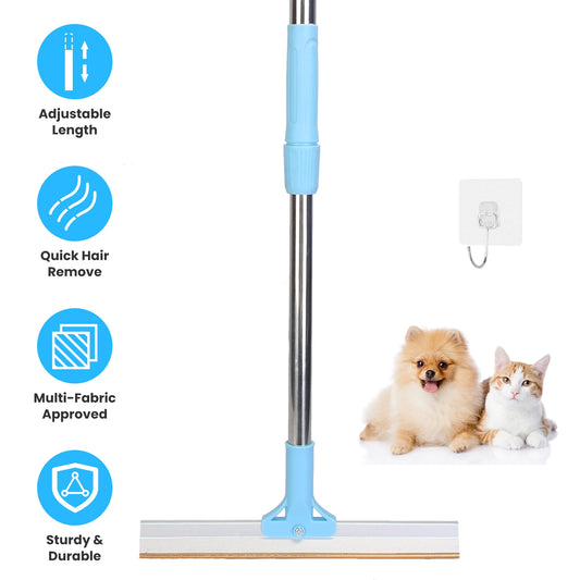Extendable Pet Hair Remover Rake (Multi-Surface)