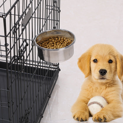 Premium Clamp-On Dog Bowl (M Size)