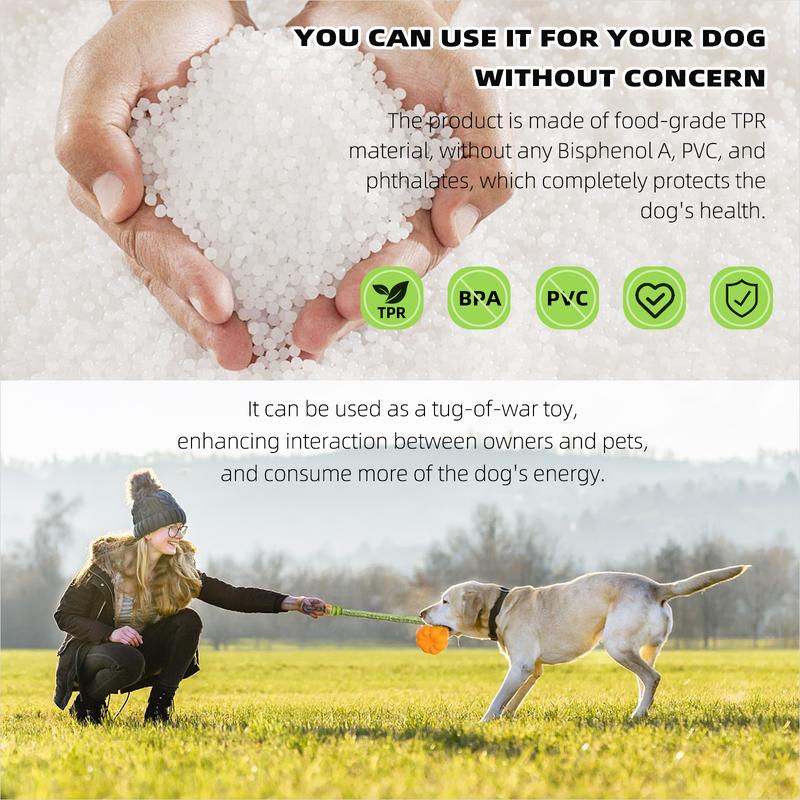 Indestructible Dog Rope Tug Toy – Heavy-Duty Fetch & Training Toy for Medium & Large Aggressive Chewers (Indoor/Outdoor)