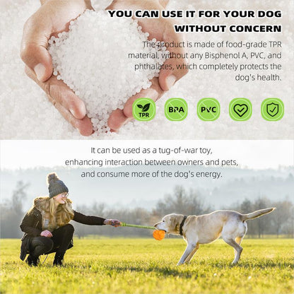 Indestructible Dog Rope Tug Toy – Heavy-Duty Fetch & Training Toy for Medium & Large Aggressive Chewers (Indoor/Outdoor)