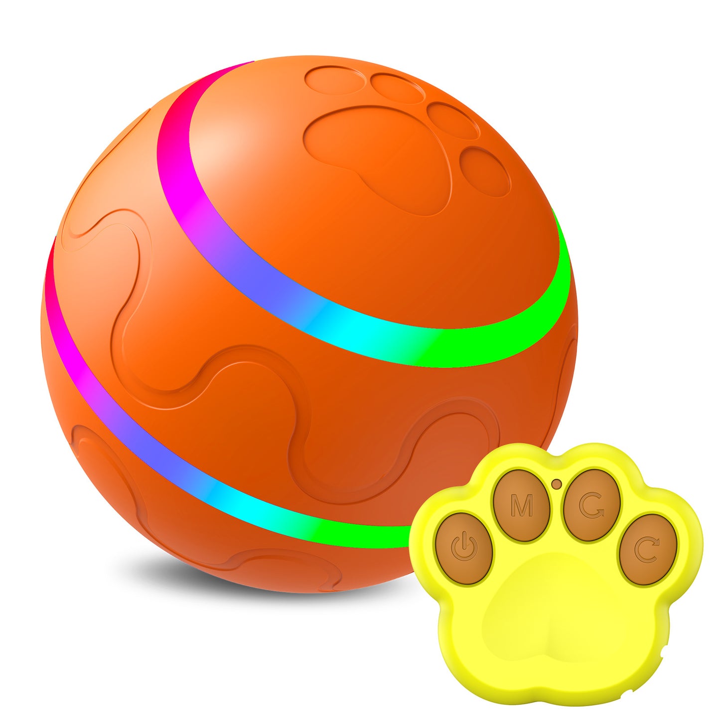 Smart Auto-Rotating Cat Ball – USB Rechargeable Toy