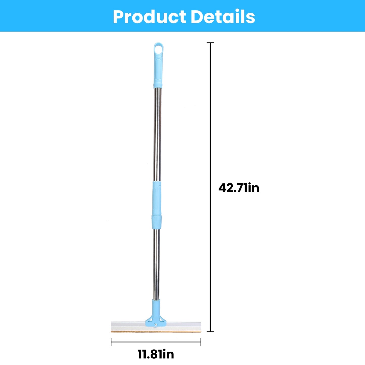 Extendable Pet Hair Remover Rake (Multi-Surface)
