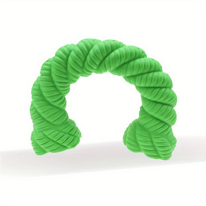 Natural Rubber Horseshoe Dog Chew Toy – For Aggressive Chewers