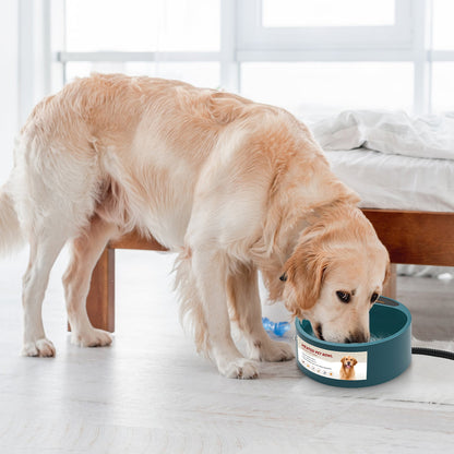 Premium Heated Pet Water Bowl – 74oz Waterproof Smart Feeder