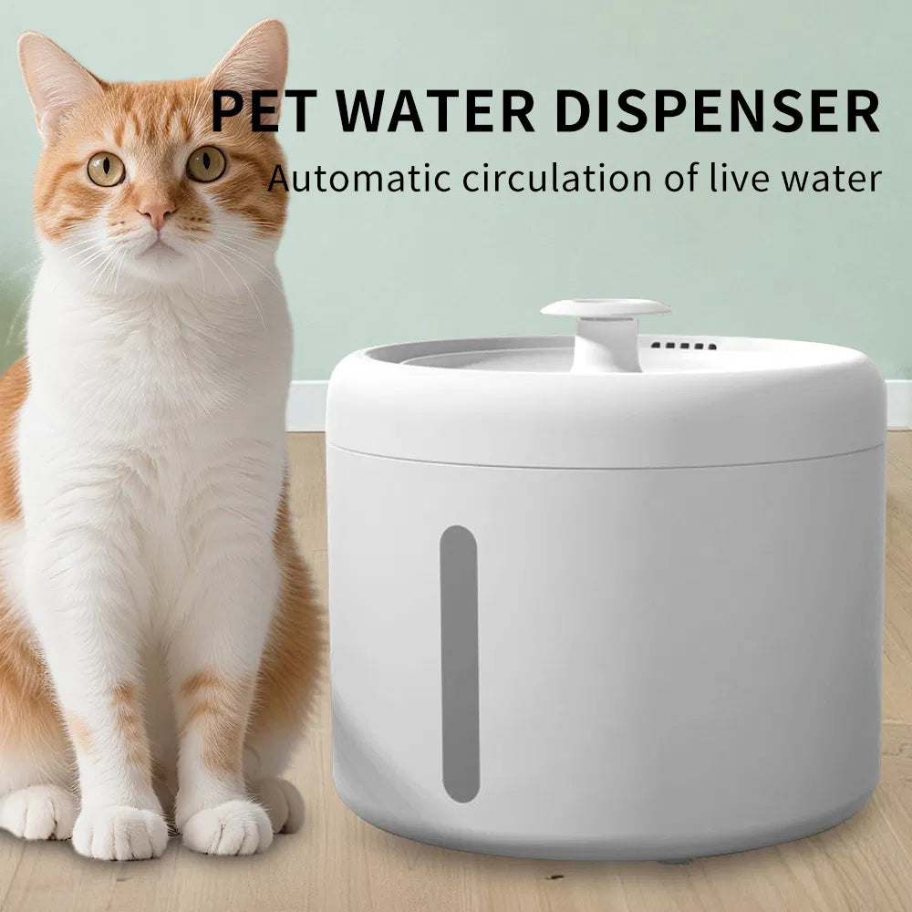 2.5L USB Smart Pet Water Fountain – Ultra-Quiet & Easy Clean