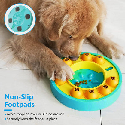 Interactive Puzzle Feeder Bowl for Dogs & Cats