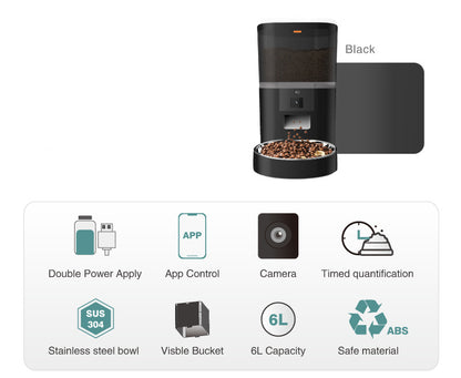 Intelligent Pet Feeder with Built-in Camera & Smart Control